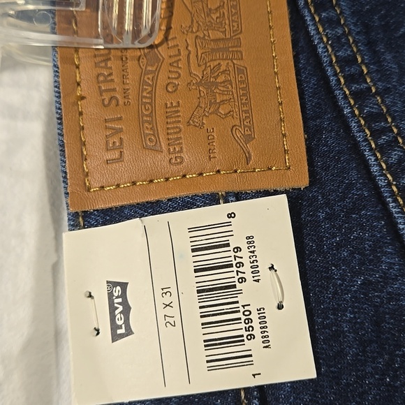 NEW Levi's 70s High Slim Straight Jeans 27W - Picture 5 of 13